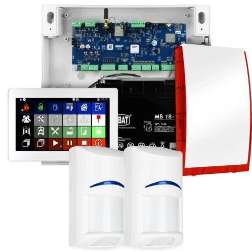 System alarmowy Ropam NeoLTE-IP-64, 2x czujka BOSCH, TPR-7W, GSM, Wi-Fi