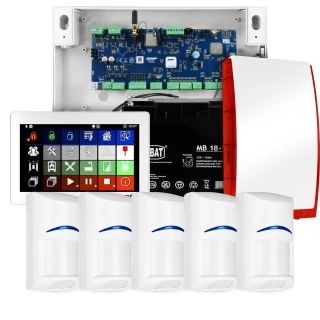 System alarmowy Ropam NeoLTE-IP-64, 5x czujka BOSCH, TPR-7W, GSM, Wi-Fi