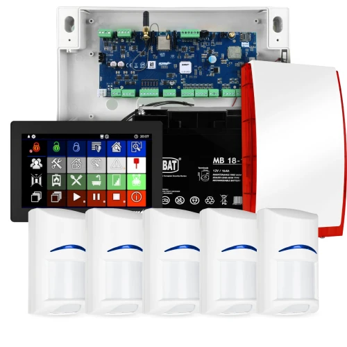 System alarmowy Ropam NeoLTE-IP-64, 5x czujka BOSCH, TPR-7B, GSM, Wi-Fi