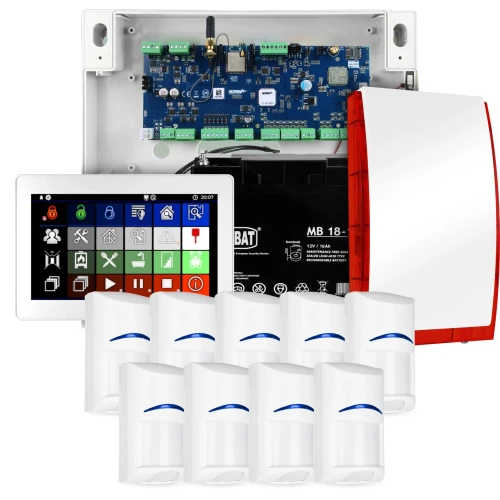 System alarmowy Ropam NeoLTE-IP-64, 9x czujka BOSCH, TPR-7W, GSM, Wi-Fi