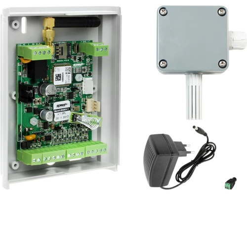 System monitorowania temperatury i wilgotności, -20°C do +80°C, 0-100 %RH, czujnik hermetyczny Ropam Monitoring Kontrola Pomiar
