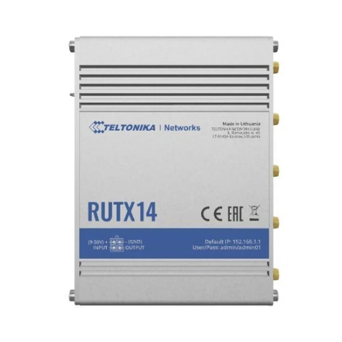 Teltonika RUTX14 | Profesjonalny przemysłowy router 4G LTE | Cat 12, Dual Sim, 1x Gigabit WAN, 4x Gigabit LAN, WiFi 802.11 AC Wave 2
