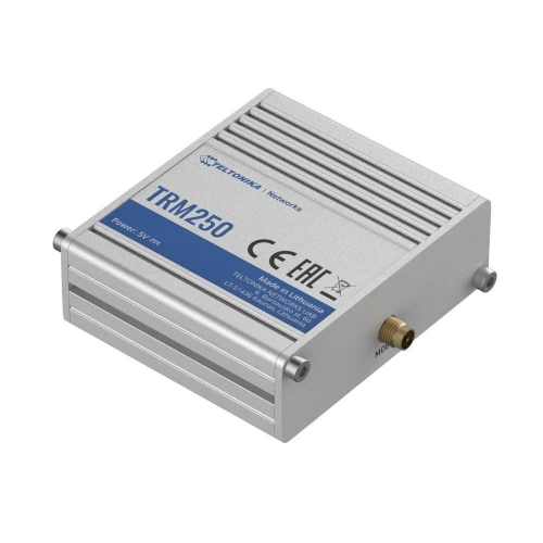 Teltonika TRM250 | Przemysłowy modem | 4G/LTE (Cat M1), NB-IoT, 3G, 2G, mini SIM, IP30
