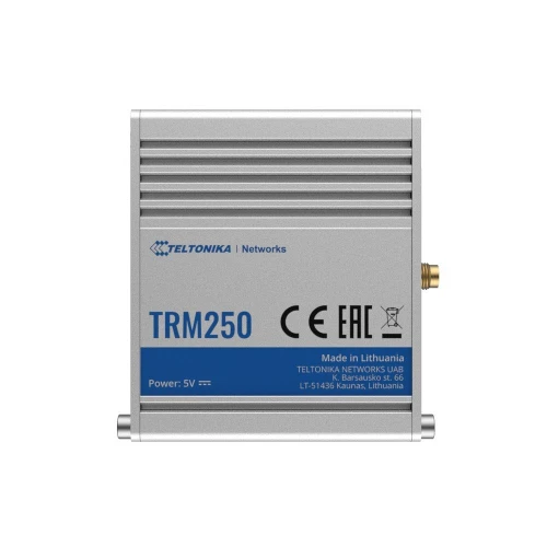 Teltonika TRM250 | Przemysłowy modem | 4G/LTE (Cat M1), NB-IoT, 3G, 2G, mini SIM, IP30