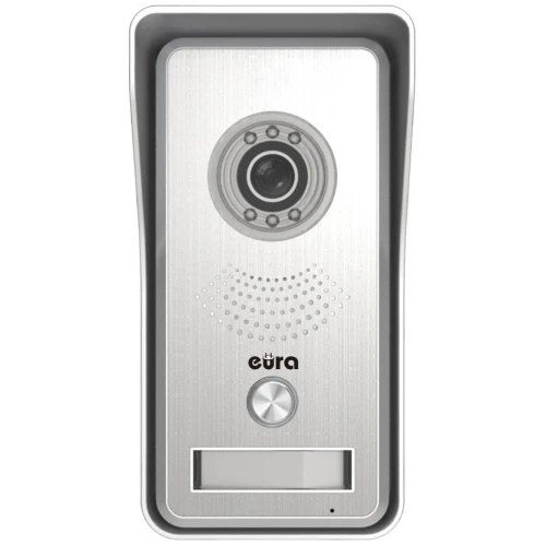 Wideodomofon EURA VDP-33A3 LUNA ekran 7, obsługa 2 wejść, pamięć obrazów, czytnik kluczy zbliżeniowych