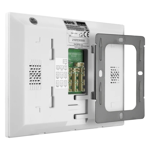 Monitor EURA VDA-02C5 - biały, LCD 7'', FHD, obsługa 2 wejść