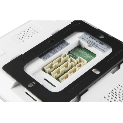 Monitor EURA VDA-02C5 - biały, LCD 7'', FHD, obsługa 2 wejść
