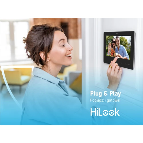 Outlet: Wideodomofon HD-VIS-02-K, 2-żyłowy, IP, WiFi, Aplikacja HiLook by Hikvision