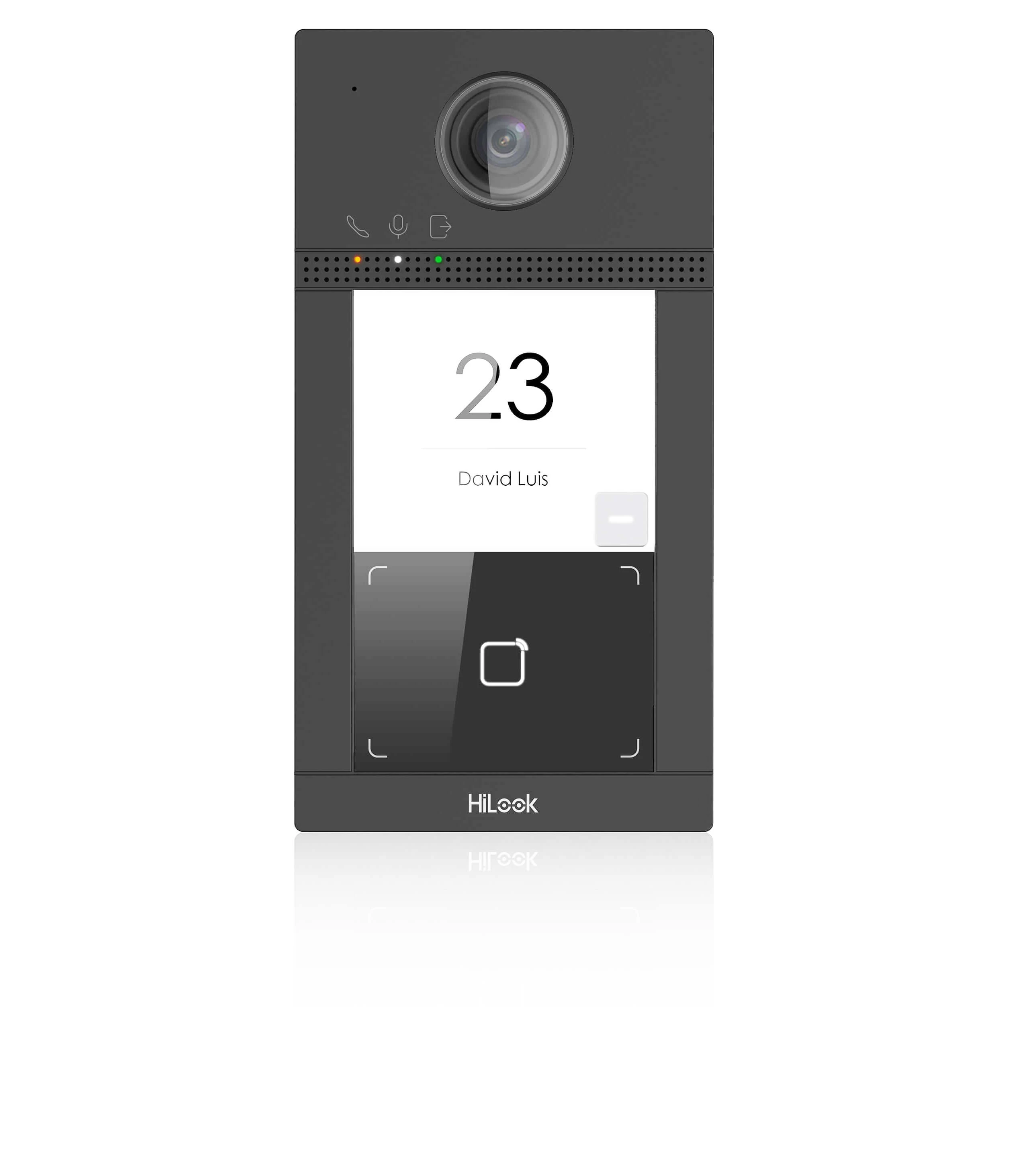 Wideodomofon IP-VIS-Pro, IP, Full HD, 129st., Pamięć, WiFi, Aplikacja, switch PoE, Czytnik ,5x Brelok HiLook by Hikvision