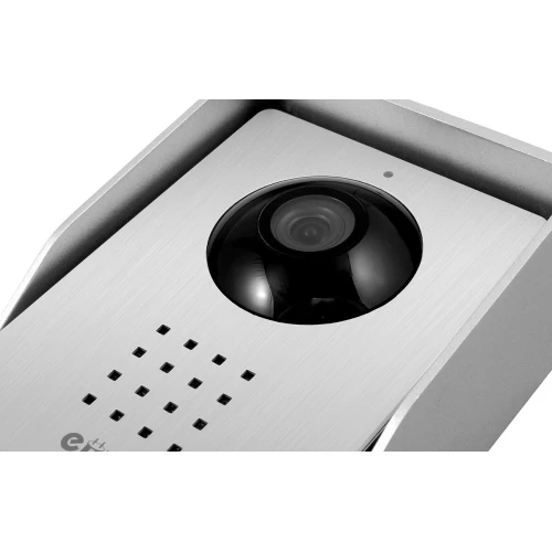 Wideodomofon videodomofon EURA Omega VDP-56A3 biały monitor 7'' WiFi otwieranie 2 wejść czytnik zbliżeniowy