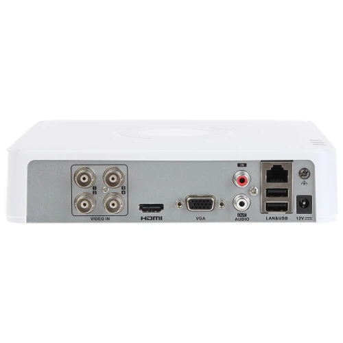 Rejestrrator AHD, HD-CVI, HD-TVI, CVBS, TCP/IP DS-7104HQHI-K1(S) 4 kanałyY Hikvision