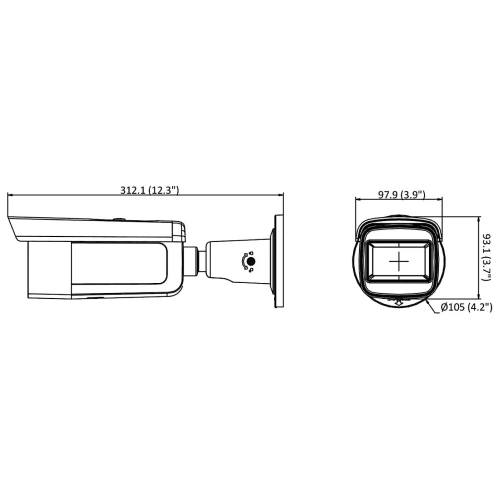 Kamera wandaloodporna IP DS-2CD2623G2-IZS(2.8-12MM)(D) ACUSENSE - 1080p Hikvision
