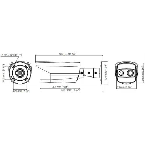 Kamera hybrydowa termowizyjna IP DS-2TD2615-7 7 mm 6 mm 1080p Hikvision