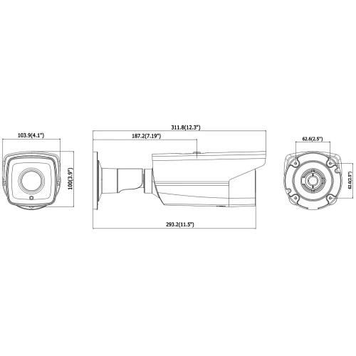 Kamera IP ANPR DS-2CD4A26FWD-IZS/P 1080p 2.8-12mm MOTOZOOM Hikvision