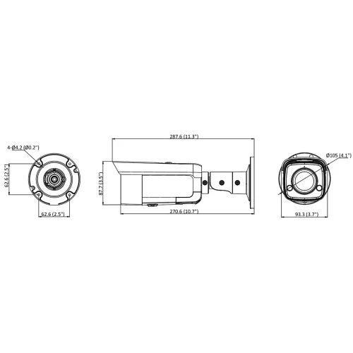 Kamera IP DS-2CD2T46G2-ISU/SL (2.8MM) ACUSENSE Hikvision