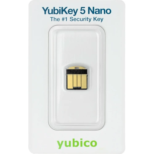 Yubico YubiKey 5 Nano - Klucz sprzętowy U2F FIDO/FIDO2