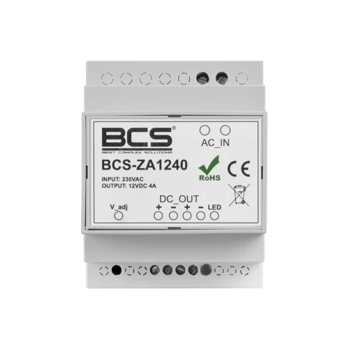 Zasilacz impulsowy BCS-ZA1240 BCS POWER