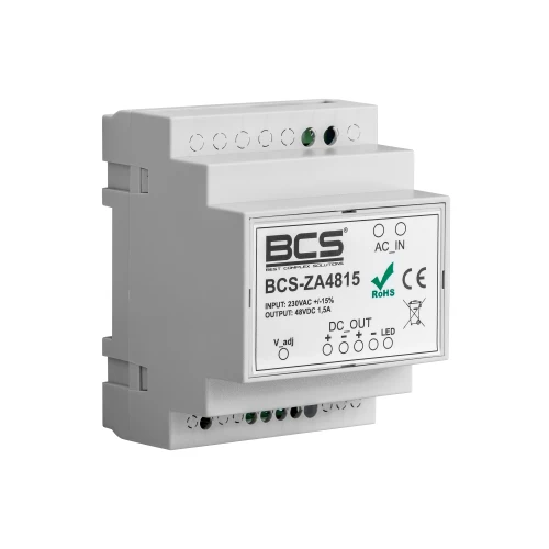 Zasilacz sieciowy BCS-ZA4815 dla wymagających urządzeń elektronicznych 
