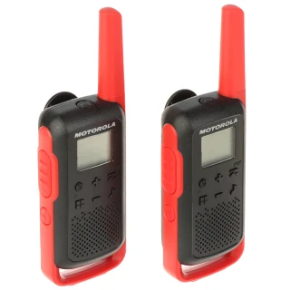 Zestaw 2 radiotelefonów PMR MOTOROLA-T62/RED 446.1MHz ... 446.2MHz