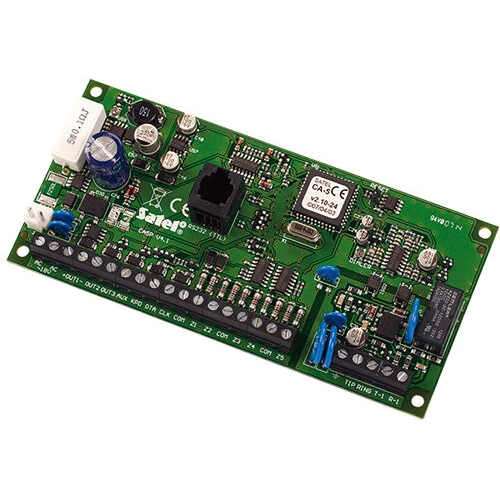 System alarmowy: Płyta główna CA-5 P,Manipulator CA-5 KLED-S, 4x Czujka wewnętrzne Bingo , Sygnalizator SPL-5010 R , Akcesoria