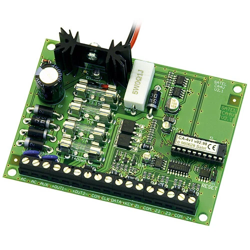 System alarmowy: Płyta główna CA-4 VP + Manipulator CA-4 VKLED + 4x Czujnik ruchu + Akcesoria 