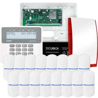 Zestaw alarmowy SATEL PERFECTA 32 LTE, 16x czujka, sygnalizator, manipulator
