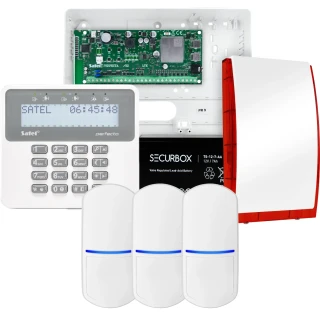 Zestaw alarmowy SATEL PERFECTA 32 LTE, 3x czujka PET, sygnalizator, manipulator