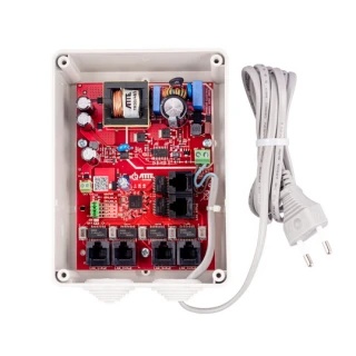 Zestaw do 5 kamer IP ATTE switch PoE 5P+1UP 