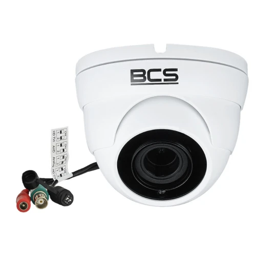 Zestaw do monitoringu BCS-XVR0801 5x Kamera BCS-DMQ4203IR3-B Dysk 1TB Akcesoria
