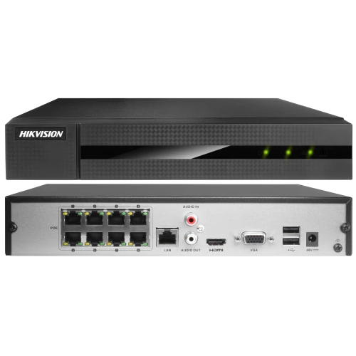 Rejestrator cyfrowy sieciowy IP NVR-8CH-POE Hikvision
