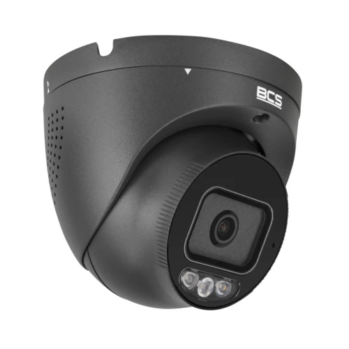 Zestaw do monitoringu IP 8x BCS-P-EIP25FSR3L3-AI2(2) Black 5 Mpx, WhiteLight, WDR130dB, NightColor