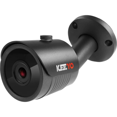 Zestaw Monitoring H265+ Keeyo 4x Tuba 4x Kopułka 5MPx 1TB
