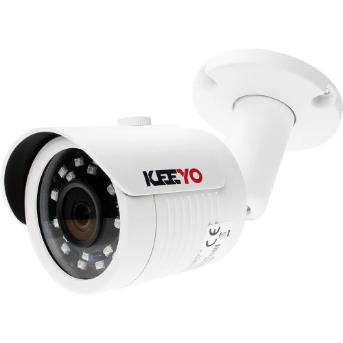 Zestaw do monitoringu Keeyo Full HD 2MPx H265+ IR 7 Kamer