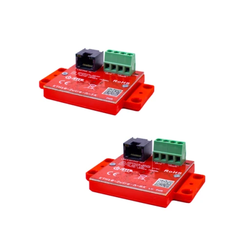 Zestaw do transmisji ATTE LAN 10Mbps + PoE po 2 żyłach ETH10-2wire-A-SET