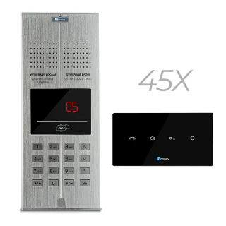 Zestaw Domofon cyfrowy 45 rodzinny GENWAY WL-03NL V2 Unifon Głośnomówiący
