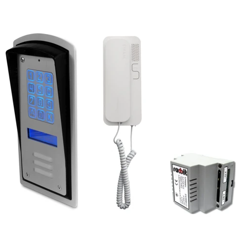 Zestaw jednorodzinny panel domofonowy wielorodzinny z szyfratorem RADBIT BRC10 MOD