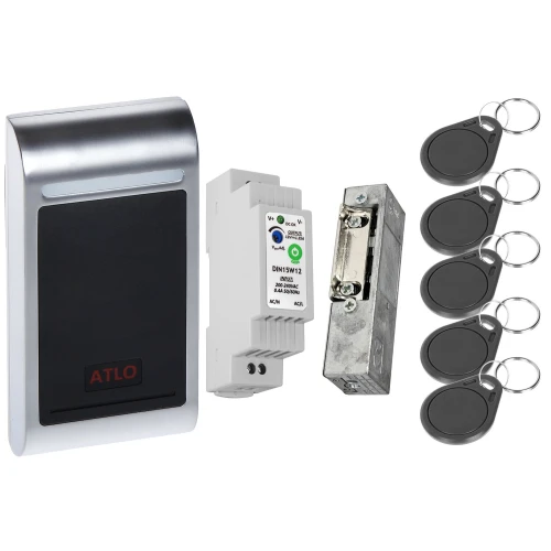 Atlo zestaw kontroli dostępu z brelokami ATLO-RM-821