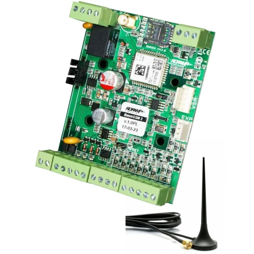ZA12537 Zestaw alarmowy DSC 3x Czujnik ruchu Manipulator LCD Powiadomienie GSM