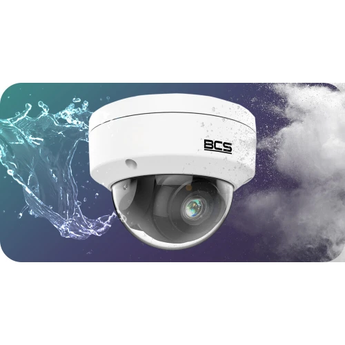 Zestaw monitoringu 6x kamera BCS-V-DIP14FWR3 4MPx IR 30m Wandaloodporna