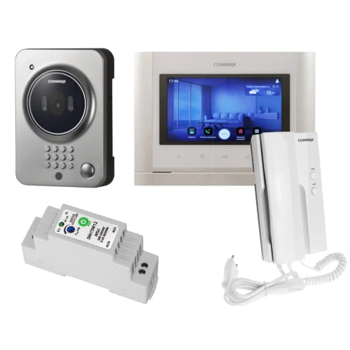 Zestaw wideodomofonowy z monitorem 7", unifonem i kamera natynkowa