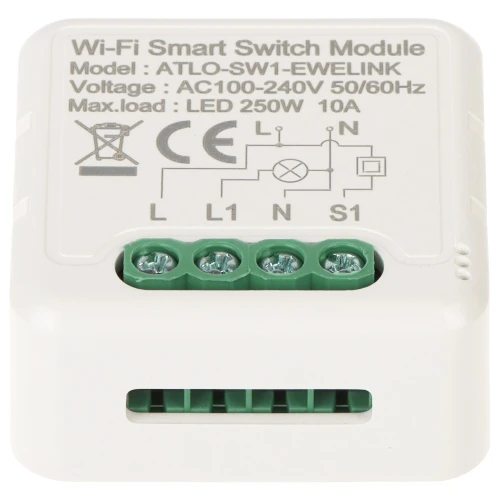 Inteligentny sterownik oświetlenia LED ATLO-SW1-EWELINK Wi-Fi, eWeLink